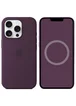 Чехол Silicone case (AAA) full with Magsafe and Animation для Apple iPhone 16 Pro Max (6.9") Plum