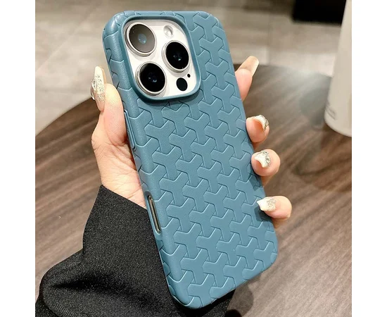 Чехол TPU Weaving для Apple iPhone 16 Pro Max (6.9") Blue