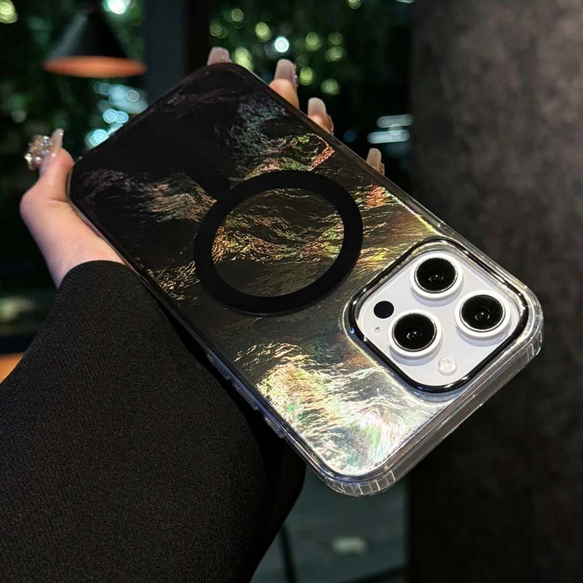 Чохол TPU Shiny Mountain (MagFit) для Apple iPhone 16 Pro Max (6.9") Black