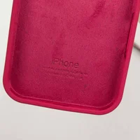 Чехол Silicone Case Full Protective (AA) для Apple iPhone 16 Pro Max (6.9") Красный / Rose Red