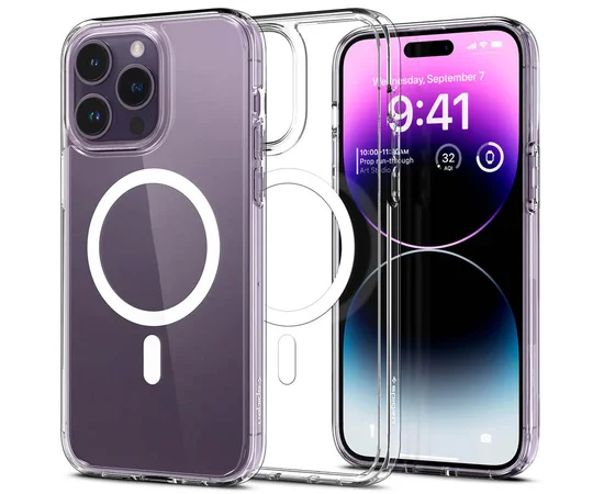 Чохол SGP Ultra Hybrid (MagFit) для Apple iPhone 16 Pro Max (6.9") Прозорий