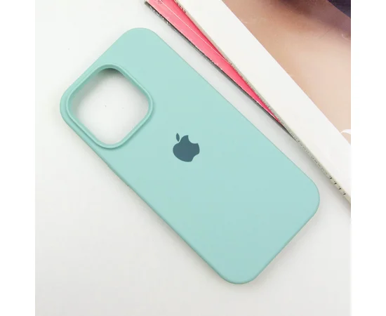 Чехол Silicone Case Full Protective (AA) для Apple iPhone 16 Pro Max (6.9") Бирюзовый / Beryl