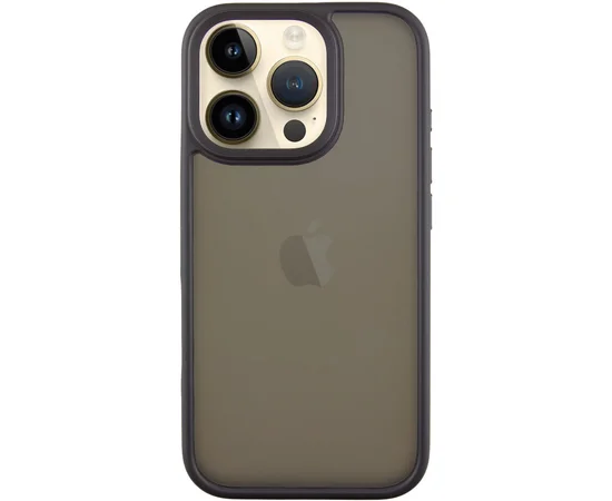 TPU+PC чехол Metal Buttons для Apple iPhone 16 Pro Max (6.9") Черный