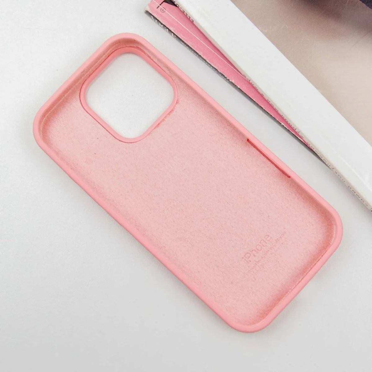 Чехол Silicone Case Full Protective (AA) для Apple iPhone 16 Pro Max (6.9") Розовый / Pink