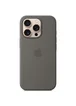 Чехол Silicone case (AAA) with Magsafe and Animation (button) для Apple iPhone 16 Pro Max (6.9") Stone Grey
