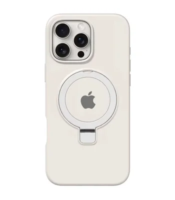 Чехол Silicone Case Full Protective with Ring для Apple iPhone 16 Pro Max (6.9") White