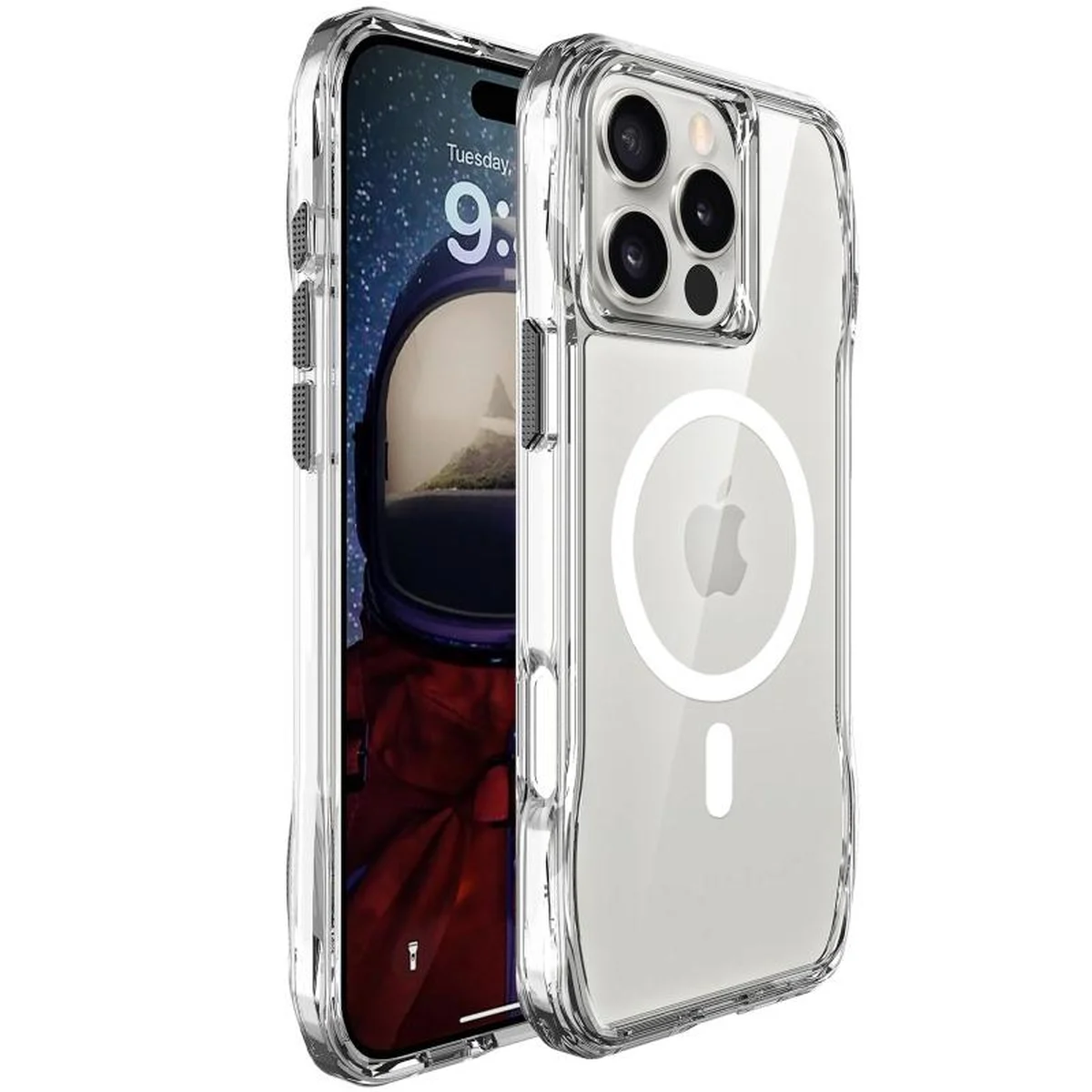 Чохол TPU Space Octagon with MagSafe для Apple iPhone 16 Pro Max (6.9") Clear