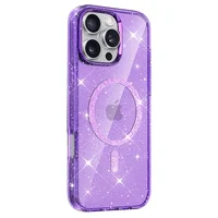 Чехол TPU Eclipse Sparkle (MagFit) для Apple iPhone 16 Pro Max (6.9") Purple