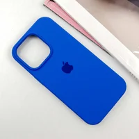 Чехол Silicone Case Full Protective (AA) для Apple iPhone 16 Pro Max (6.9") Синий / Capri Blue