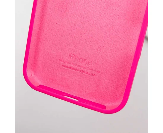 Чохол Silicone Case Full Protective (AA) Apple iPhone 16 Pro Max (6.9") Рожевий / Barbie pink