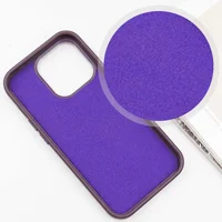 Кожаный чехол SnapCase with MagSafe для Apple iPhone 16 Pro Max (6.9") Dark Purple