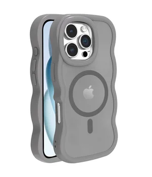 Чехол TPU+PC Undine with MagSafe для Apple iPhone 16 Pro Max (6.9") Grey