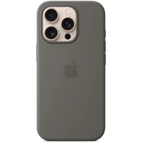 Чехол Silicone case (AAA) full with Magsafe and Animation для Apple iPhone 16 Pro Max (6.9") Stone Grey