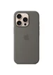 Чехол Silicone case (AAA) full with Magsafe and Animation для Apple iPhone 16 Pro Max (6.9") Stone Grey