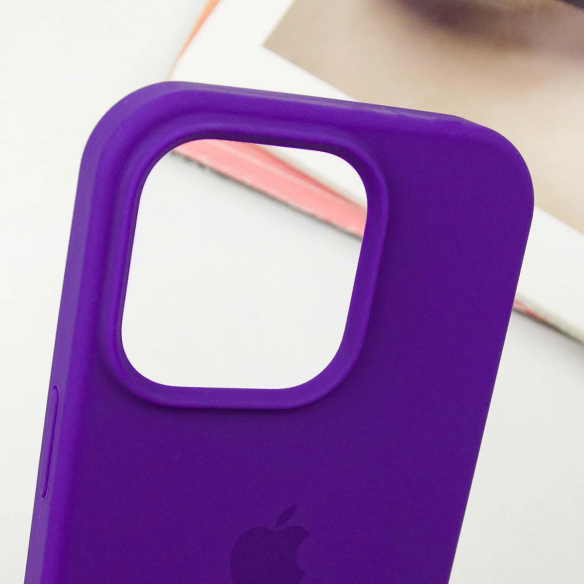 Чехол Silicone Case Full Protective (AA) для Apple iPhone 16 Pro Max (6.9") Фиолетовый / Ultra Violet