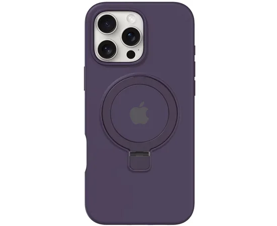Чехол Silicone Case Full Protective with Ring для Apple iPhone 16 Pro Max (6.9") Purple