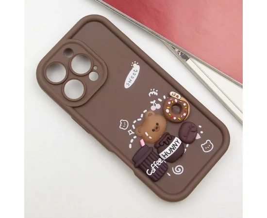 Чехол TPU Toys Case для Apple iPhone 16 Pro Max (6.9") Brown / Sweet