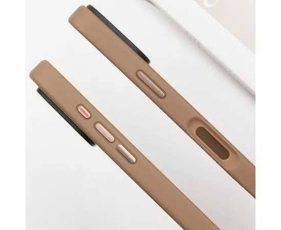 TPU+PC чехол Metal Buttons with MagSafe для Apple iPhone 16 Pro Max (6.9") Золотой