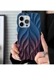 TPU чохол Leaf для Apple iPhone 16 Pro Max (6.9") Navy Blue / Plum