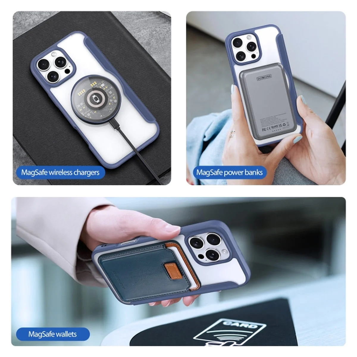 Чехол-книжка Dux Ducis Skin X Pro with MagSafe для Apple iPhone 16 Pro Max (6.9") Blue