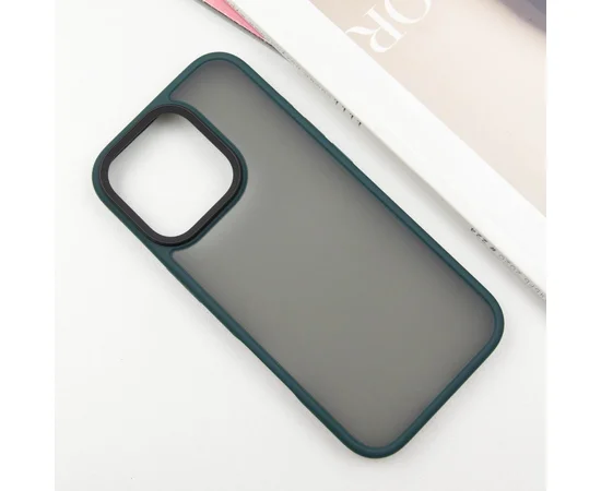 TPU+PC чохол Metal Buttons для Apple iPhone 16 Pro Max (6.9") Зелений