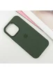 Чехол Silicone Case Full Protective (AA) для Apple iPhone 16 Pro Max (6.9") Зеленый / Cyprus Green