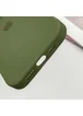 Чехол Silicone Case Full Protective (AA) для Apple iPhone 16 Pro Max (6.9") Зеленый / Dark Olive