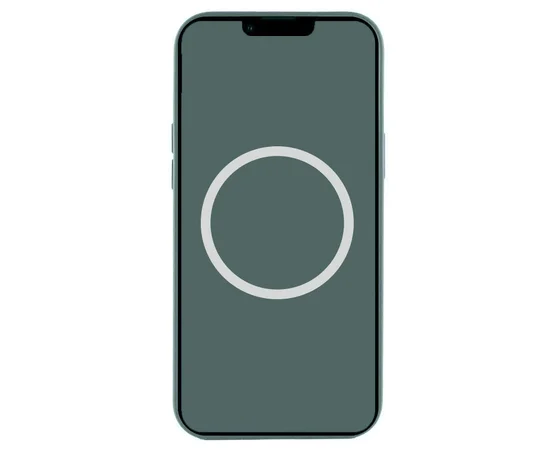 Чехол Silicone case (AAA) with Magsafe and Animation (button) для Apple iPhone 16 Pro Max (6.9") Lake Green