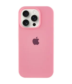 Чохол Silicone Case Full Protective (AA) для Apple iPhone 16 Pro Max (6.9") Рожевий / Light pink