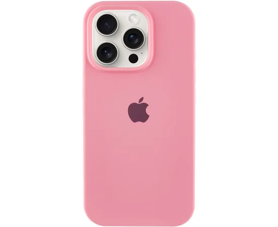Чехол Silicone Case Full Protective (AA) для Apple iPhone 16 Pro Max (6.9") Розовый / Light pink