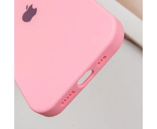Чехол Silicone Case Full Protective (AA) для Apple iPhone 16 Pro Max (6.9") Розовый / Light pink