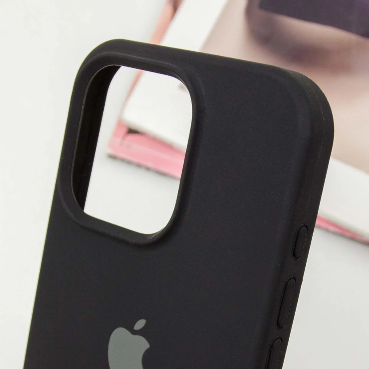 Чехол Silicone Case Full Protective (AA) для Apple iPhone 16 Pro Max (6.9") Черный / Black