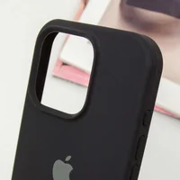 Чехол Silicone Case Full Protective (AA) для Apple iPhone 16 Pro Max (6.9") Черный / Black