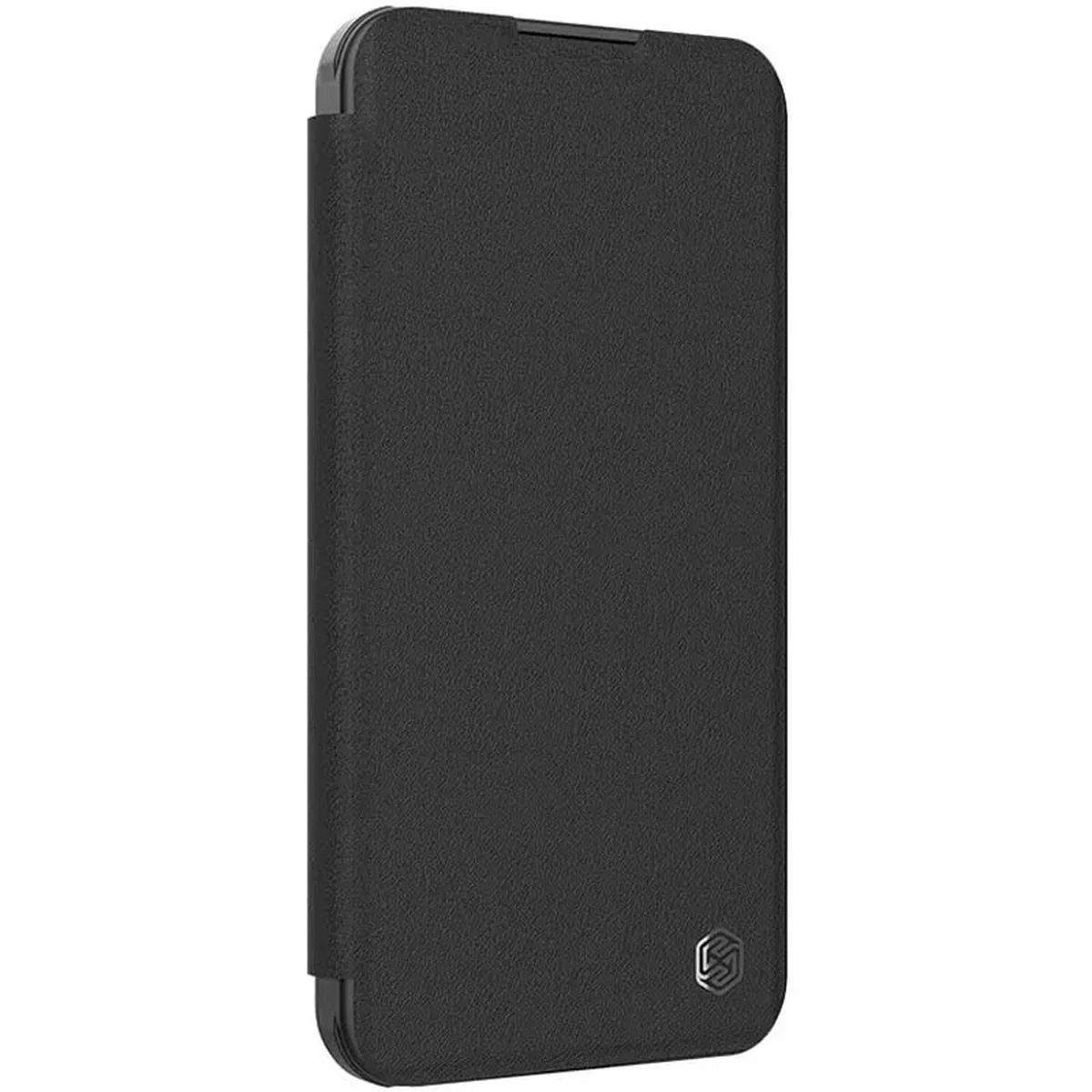 Кожаный чехол-книжка Nillkin Qin Prop Plain Camshield для Apple iPhone 16 Pro Max (6.9") Classic Black
