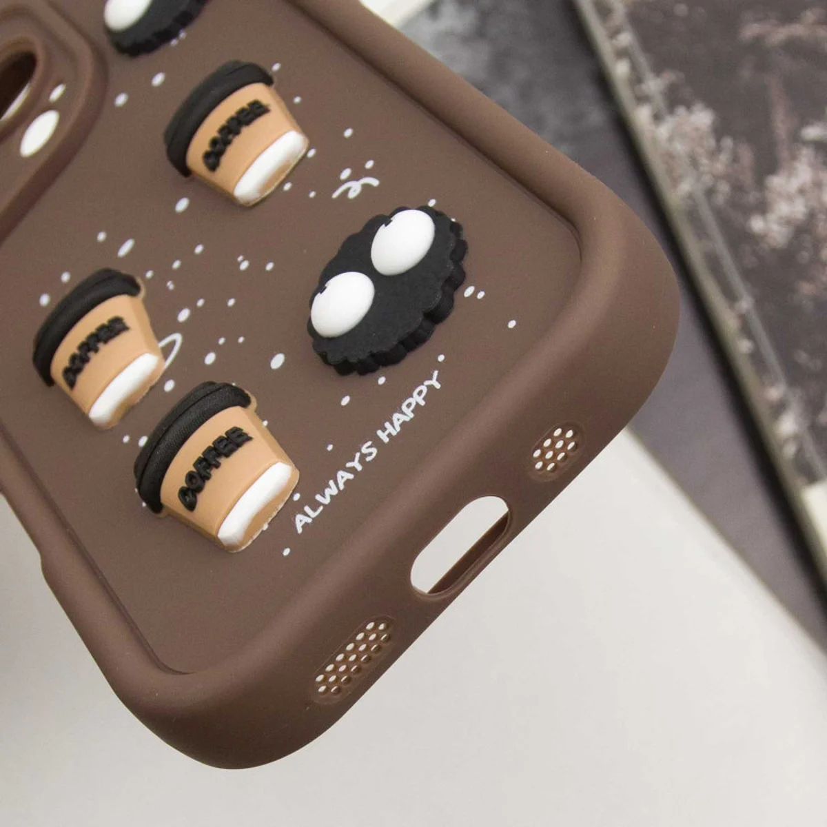 Чохол TPU Toys Case для Apple iPhone 16 Pro Max (6.9") Brown / Always Happy