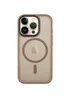 TPU+PC чохол Metal Buttons with MagSafe для Apple iPhone 16 Pro Max (6.9") Золотий