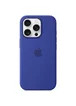 Чехол Silicone case (AAA) with Magsafe and Animation (button) для Apple iPhone 16 Pro Max (6.9") Ultramarine