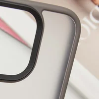 TPU+PC чехол Metal Buttons для Apple iPhone 16 Pro Max (6.9") Серый