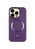 Кожаный чехол SnapCase with MagSafe для Apple iPhone 16 Pro Max (6.9") Dark Purple