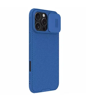 Карбонова накладка Nillkin CamShield Pro Magnetic для Apple iPhone 16 Pro Max (6.9") Blue