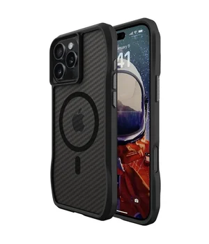 Чехол TPU Space Octagon with MagSafe для Apple iPhone 16 Pro Max (6.9") Carbon Black