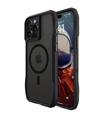 Чехол TPU Space Octagon with MagSafe для Apple iPhone 16 Pro Max (6.9") Carbon Black