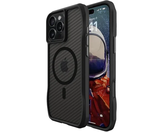 Чохол TPU Space Octagon with MagSafe для Apple iPhone 16 Pro Max (6.9") Carbon Black