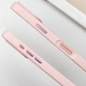 TPU+PC чехол Metal Buttons для Apple iPhone 16 Pro Max (6.9") Розовый