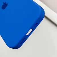 Чехол Silicone Case Full Protective (AA) для Apple iPhone 16 Pro Max (6.9") Синий / Capri Blue