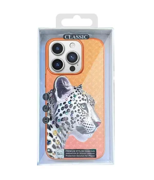 Чохол TPU+PC Crystal Hunt with MagSafe для Apple iPhone 16 Pro Max (6.9") Orange