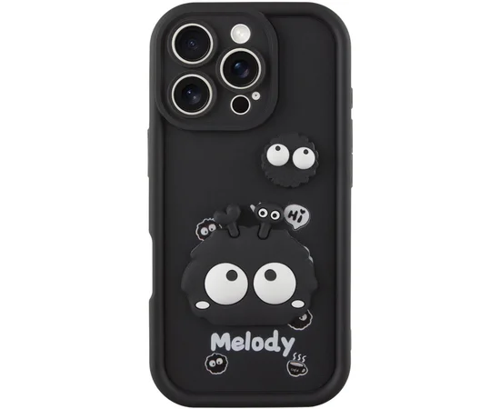 Чехол TPU Toys Case для Apple iPhone 16 Pro Max (6.9") Black / Melody