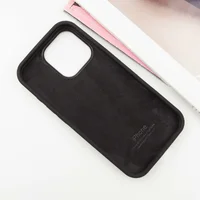 Чехол Silicone Case Full Protective (AA) для Apple iPhone 16 Pro Max (6.9") Черный / Black