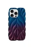 TPU чохол Leaf для Apple iPhone 16 Pro Max (6.9") Navy Blue / Plum