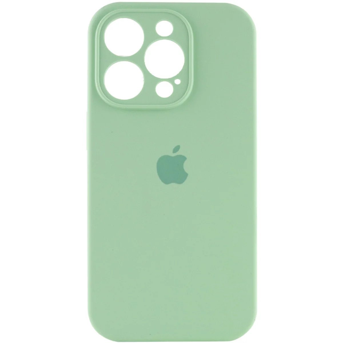 Чохол Silicone Case Full Camera Protective (AA) Apple iPhone 16 Pro Max (6.9") Зелений / Pistachio